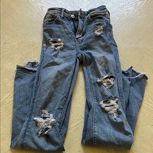 American Eagle Outfitters Ripped Blue Jeans